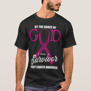 Von Gottes Gnade bin ich ein Brustkrebsüberlebende T-Shirt