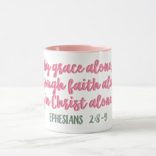 Von Grace allein durch den Glauben // Bibelverse Tasse