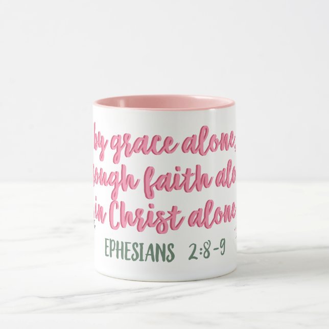 Von Grace allein durch den Glauben // Bibelverse Tasse (Zentrum)
