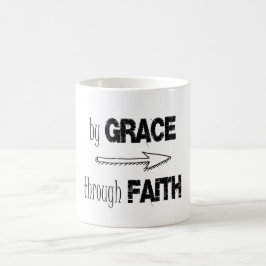 Von Grace durch das Glaubensbibelverse Tasse