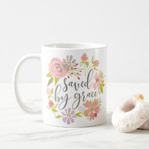 Von Grace gerettet - Ephesianer 2:8 Kaffeetasse