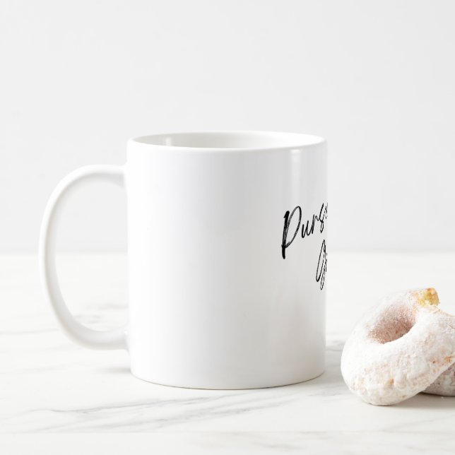 Von Grace verfolgt Kaffeetasse (Mit Donut)
