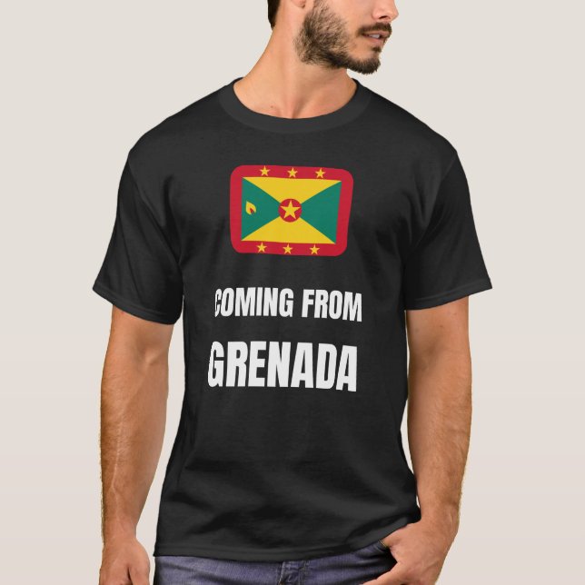Von Grenada kommend T-Shirt (Vorderseite)