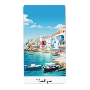 Von Griechenland Inspirierte Mykonos-Elegante Dank