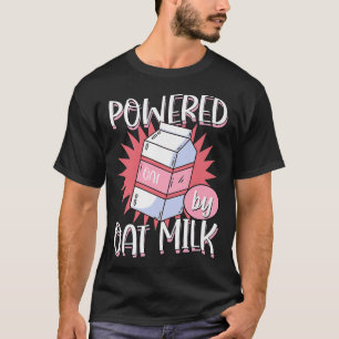Von Hafermilch angetriebene Niedliche Vegane Pflan T-Shirt