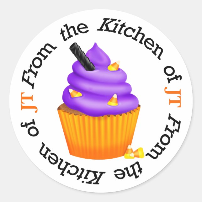 Von Halloween Kitchen Sticker (Vorderseite)