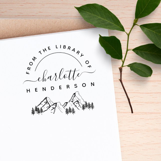 Von Hand gezeichnet Berge, modern aus dem Biblioth Gummistempel (Von Creator hochgeladen)