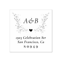 Von Hand gezeichnet Botanische Hochzeitsstimmung R