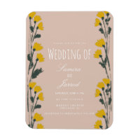 Von Hand Gezeichnet Botanische Vintage-Hochzeit