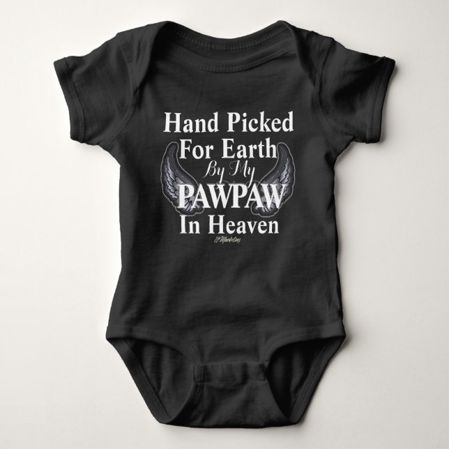 Von Heaven BABY SÄUGLING OUTFIT PAWPAW handverlese Strampler (Vorderseite)