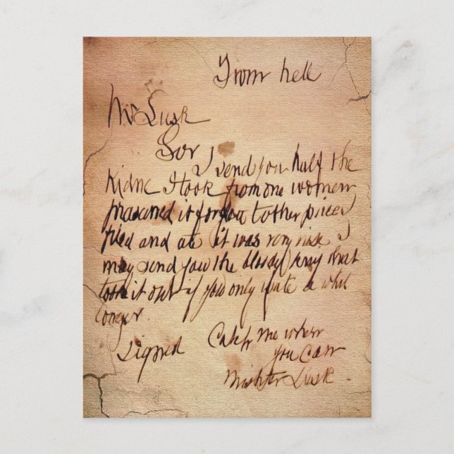 Von Hell Letter Postkarte (Vorderseite)