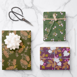 Von Herbst bis Winter: Wrapping Paper Sie Geschenkpapier Set