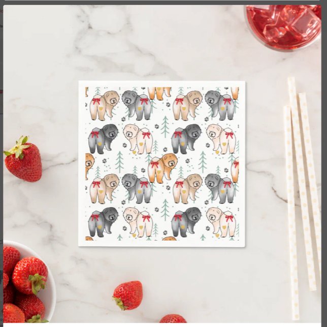 VON HERZEN 5 Chow-Farben Serviette (Von Creator hochgeladen)