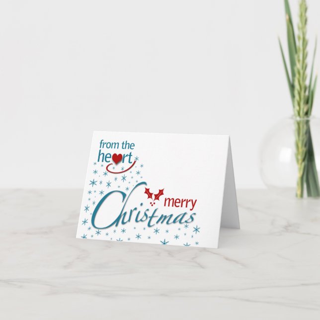 Von Herzen Frohe Weihnachten (Vorderseite)