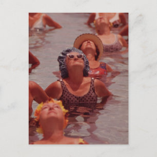 Von hier aus kann ich Russland sehen - Vintag Postkarte