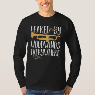 Von Holzbläsern überall gefürchteter Trompetenspie T-Shirt
