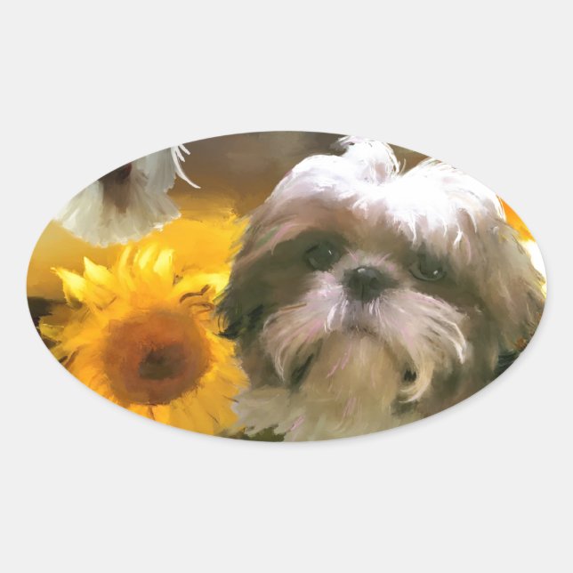 von hope_Painting.jpg Ovaler Aufkleber (Vorderseite)