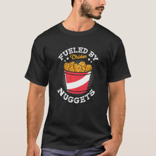 Von Hühnchen genährt, gebratene Snacks Nuggies Zen T-Shirt