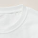 Von Hühnern und Reis gebaut T-Shirt (Detail - Hals (Weiß))