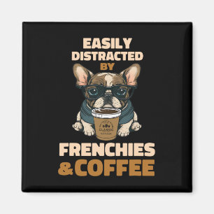 Von Hunden Französisch Bulldog-Frenchie-Kaffee abg Magnet