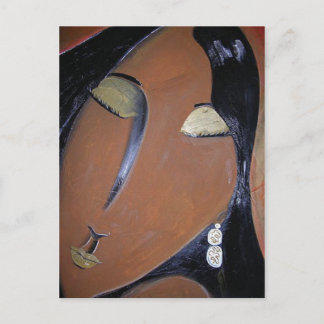 Von Ihnen faszinierend - Frau Postkarte