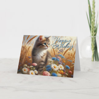 Von Ihrem Katzen glücklichen Geburtstag Gruß Karte