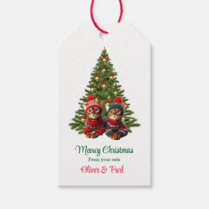 Von Ihrem Katzen-Weihnachtsgeschenk-Anhänger Geschenkanhänger