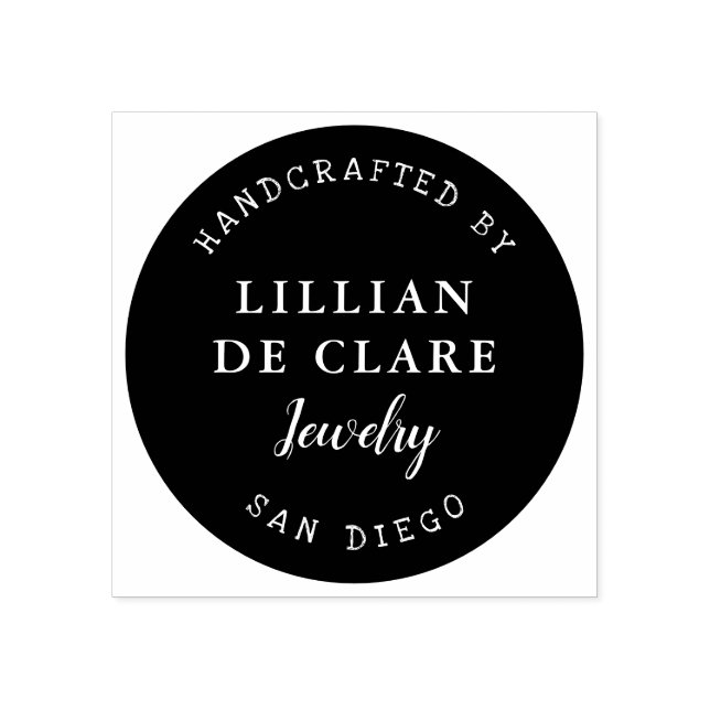 Von Ihrem Unternehmen, Ihrem Firmennamen, Standort Gummistempel (Prägung)