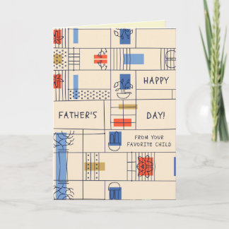 Von Ihrer Lieblings-Kindertageskarte des glücklich Karte