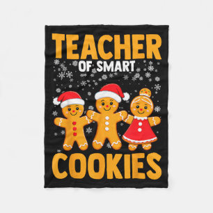 Von intelligenten Keksen Lebkuchen Weihnachten Leh Fleecedecke