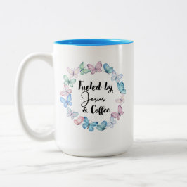 Von Jesus & Coffee LARGE Tasse gespeist