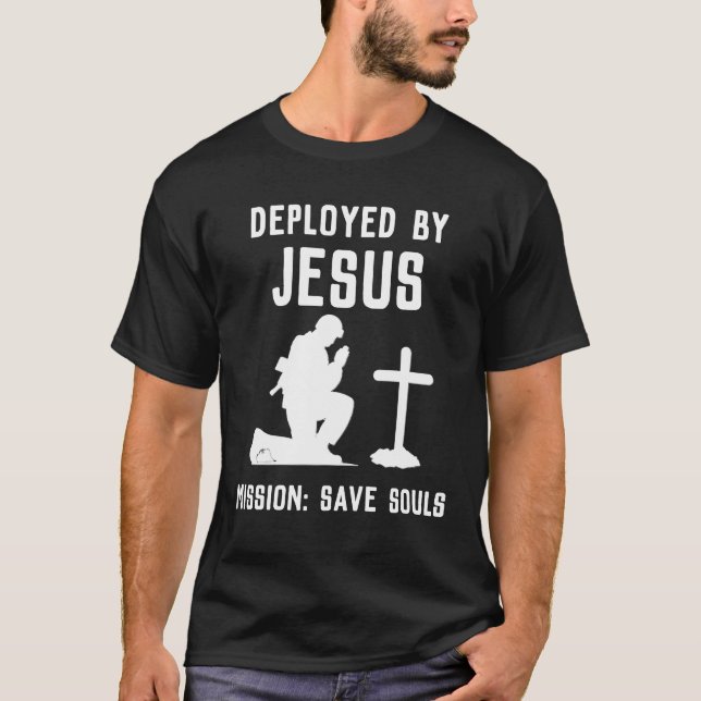 Von Jesus Eingesetztes T-Shirt (Vorderseite)