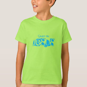 Von JESUS Gerettet Kinder T-Shirt