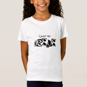 Von JESUS Gerettet Kinder T-Shirt