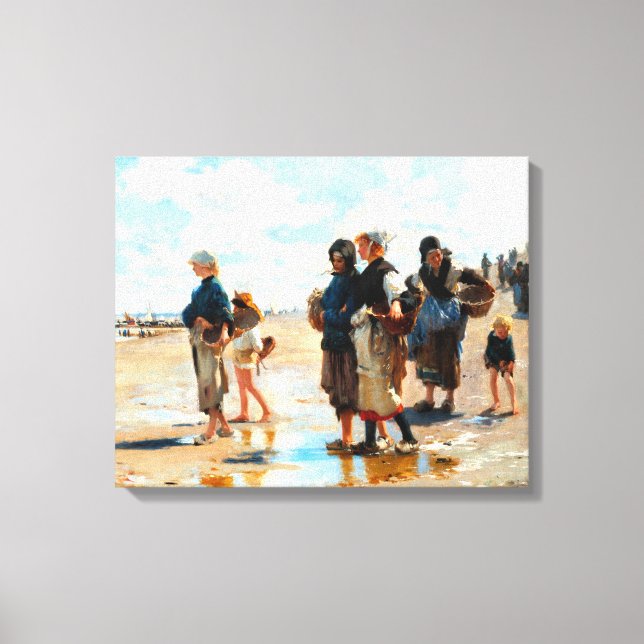 Von John Singer Sargent zum Fischen Leinwanddruck (Vorderseite)