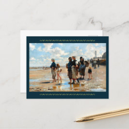 Von John Singer Sargent zum Fischen Postkarte