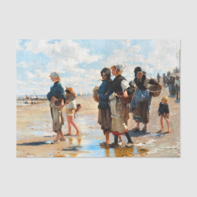 Von John Singer Sargent zum Fischen Seidenpapier (Vorderseite)