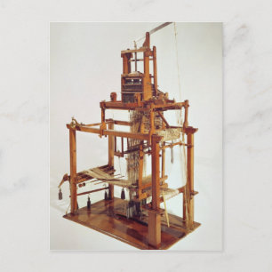 Von Joseph Marie Jacquard entworfene Loom Postkarte
