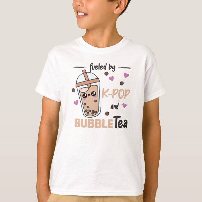 Von K-Pop und Bubble Tee getrieben Kawaii Boba Tea (Vorderseite)