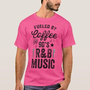 Von Kaffee und 2000er RB Music Rap 90er Jahre gesp T-Shirt