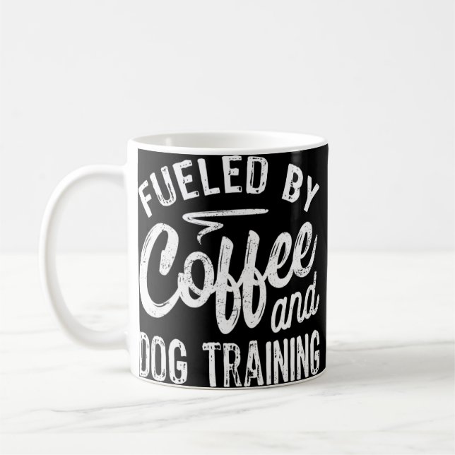 Von Kaffee- und Dog-Trainer gespeist Kaffeetasse (Links)