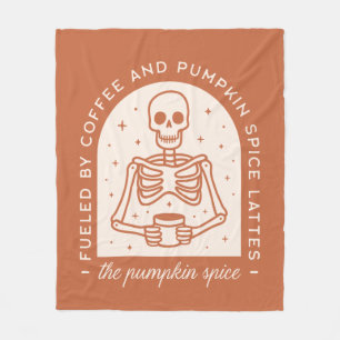 Von Kaffee und Pumpkinspülung gespeist Fleecedecke