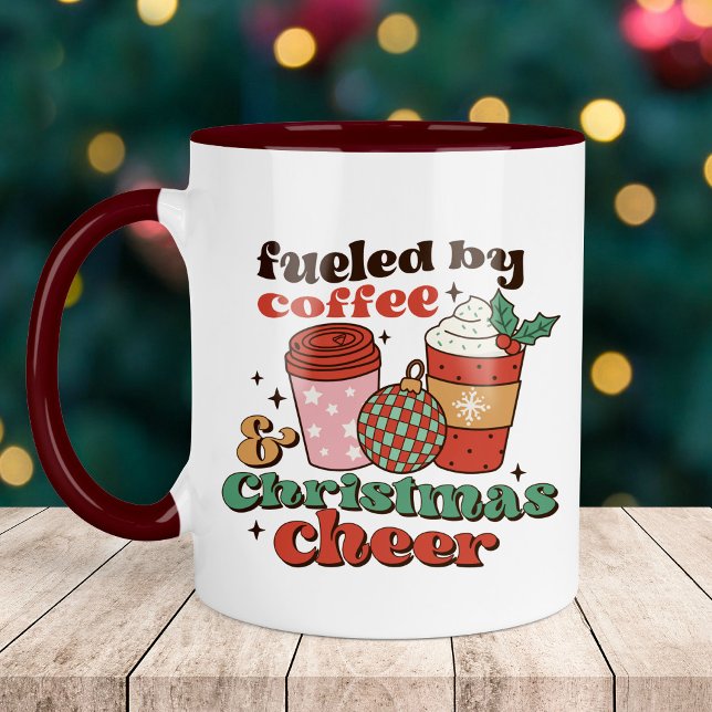 Von Kaffee und Weihnachtskaffee gespeist Tasse (Von Creator hochgeladen)