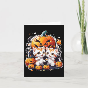 Von Katzenliebhabern Kids Halloween Karte