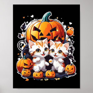 Von Katzenliebhabern Kids Halloween Poster