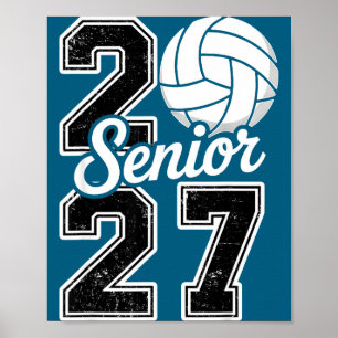 Von Klasse 2027 Volleyball Senior 2027 Poster