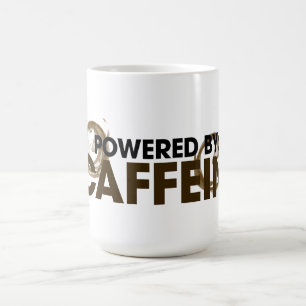 Von Koffein angetrieben Kaffeetasse
