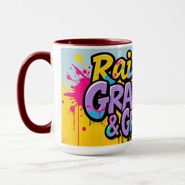 Von Legends Großmutter und Großvater aufgezogen  Tasse (Links)