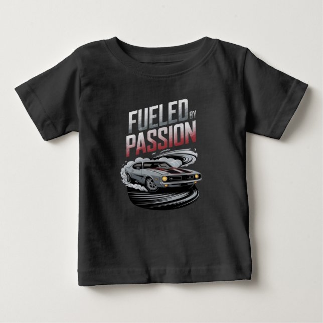 Von Leidenschaft angeregt - Autopflegedesign Baby T-shirt (Vorderseite)