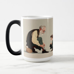Von Liebe erbaut. Von Papa geführt Verwandlungstasse